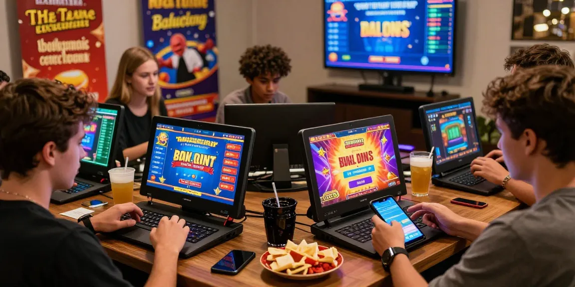 Players exploring new online casinos on their devices, highlighting engagement and excitement.