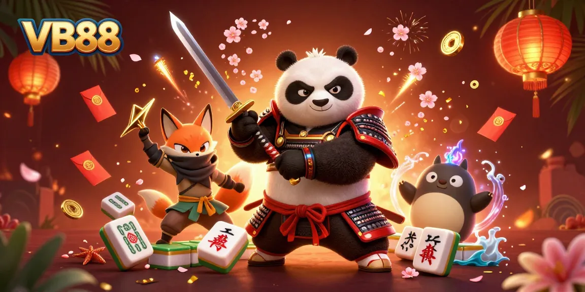 Play and win at VB88 with thrilling samurai and magical characters in a vibrant casino universe.