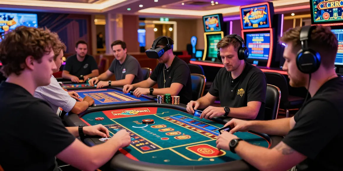 Exciting online gaming atmosphere at https://cullengolfclub.co.uk showcasing diverse players using credit cards for casino games.
