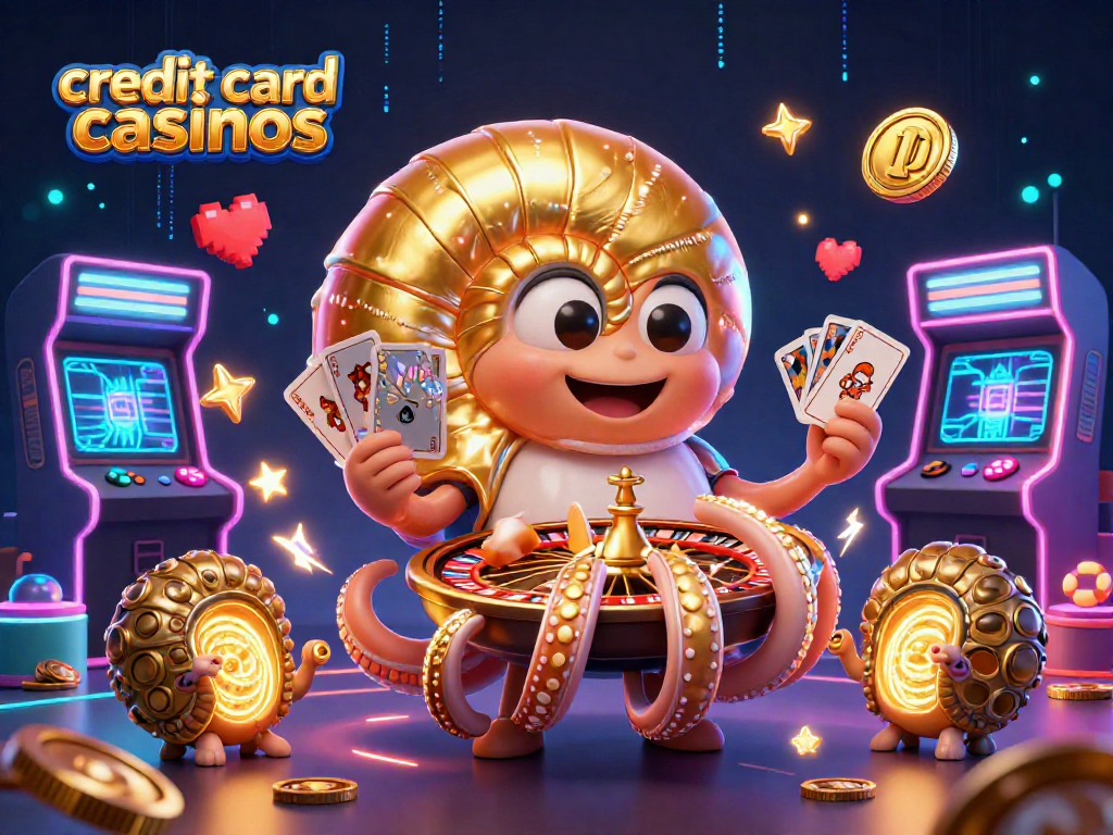 Enjoy vibrant gameplay at credit card casinos with a dynamic nautilus scene full of action.