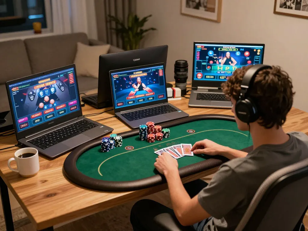 Experience strategic online poker action with casinosscope insights in a cozy home environment