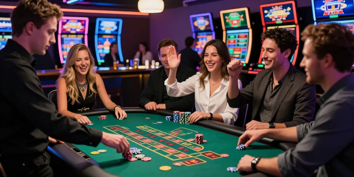 Engaging live dealer game at a top credit card casino showcasing players enjoying blackjack and roulette at https://sii.org.uk/ in a vibrant setting.