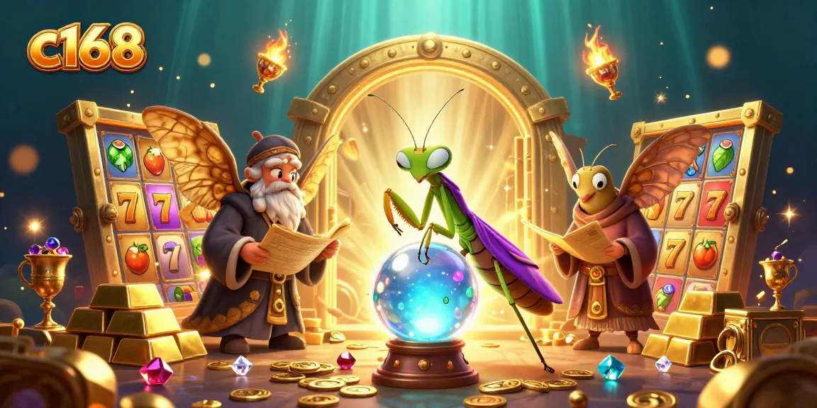 Engage with c168's thrilling slot game adventure featuring vibrant elements of fortune and luck.