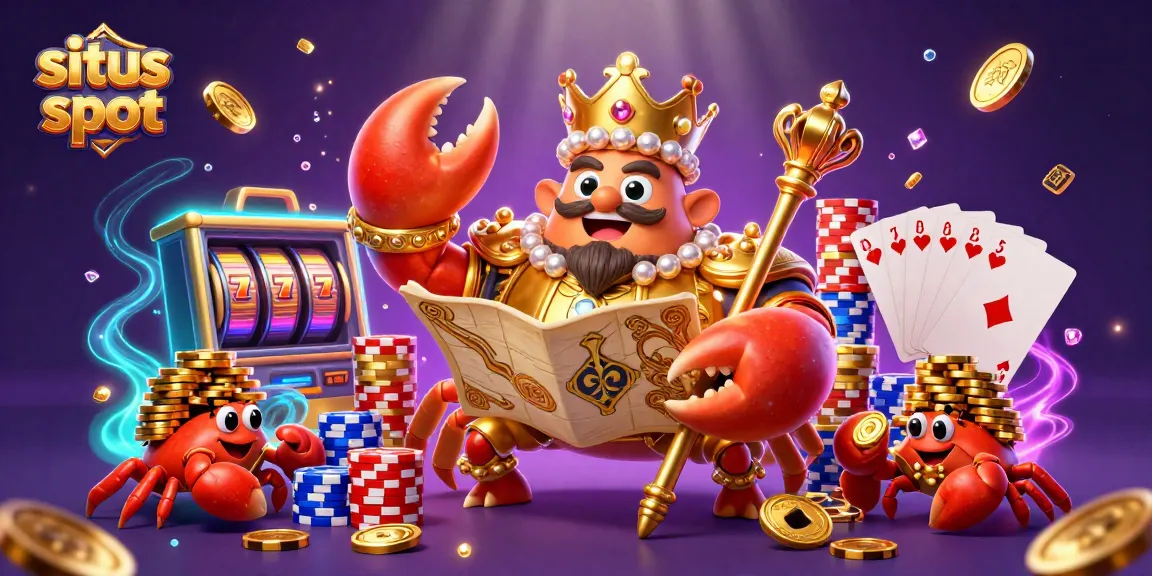 Permainan situs slot dengan simbol keberuntungan dan tumpukan chip emas untuk pengalaman menang yang luar biasa.