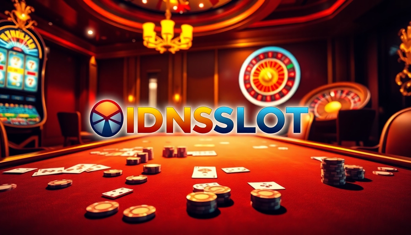 Experience the thrill of IDNSLOT with vibrant casino visuals and winning moments.